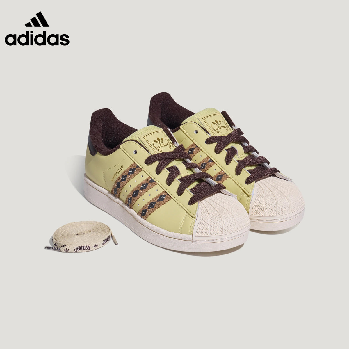 adidas Superstar Pale Yellow Sneakers