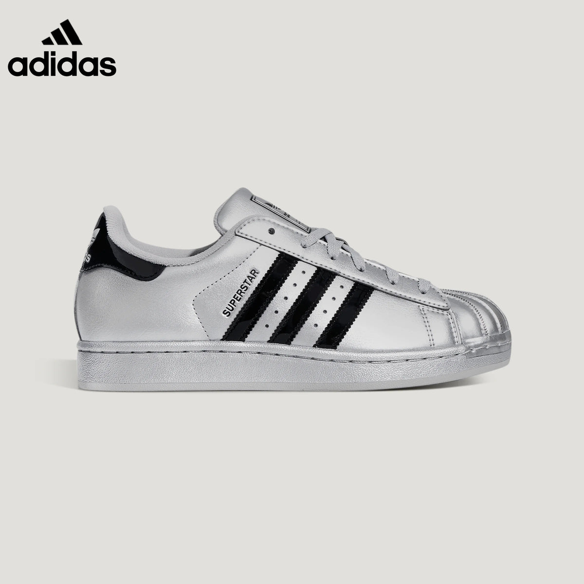 adidas Superstar Silver Black Sneakers