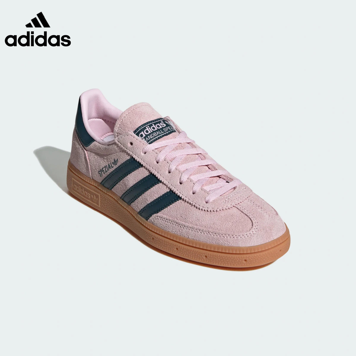 adidas handball women's shoes  men's Handball Spezial sneakers Pink Navy Gum Sole Sneakers