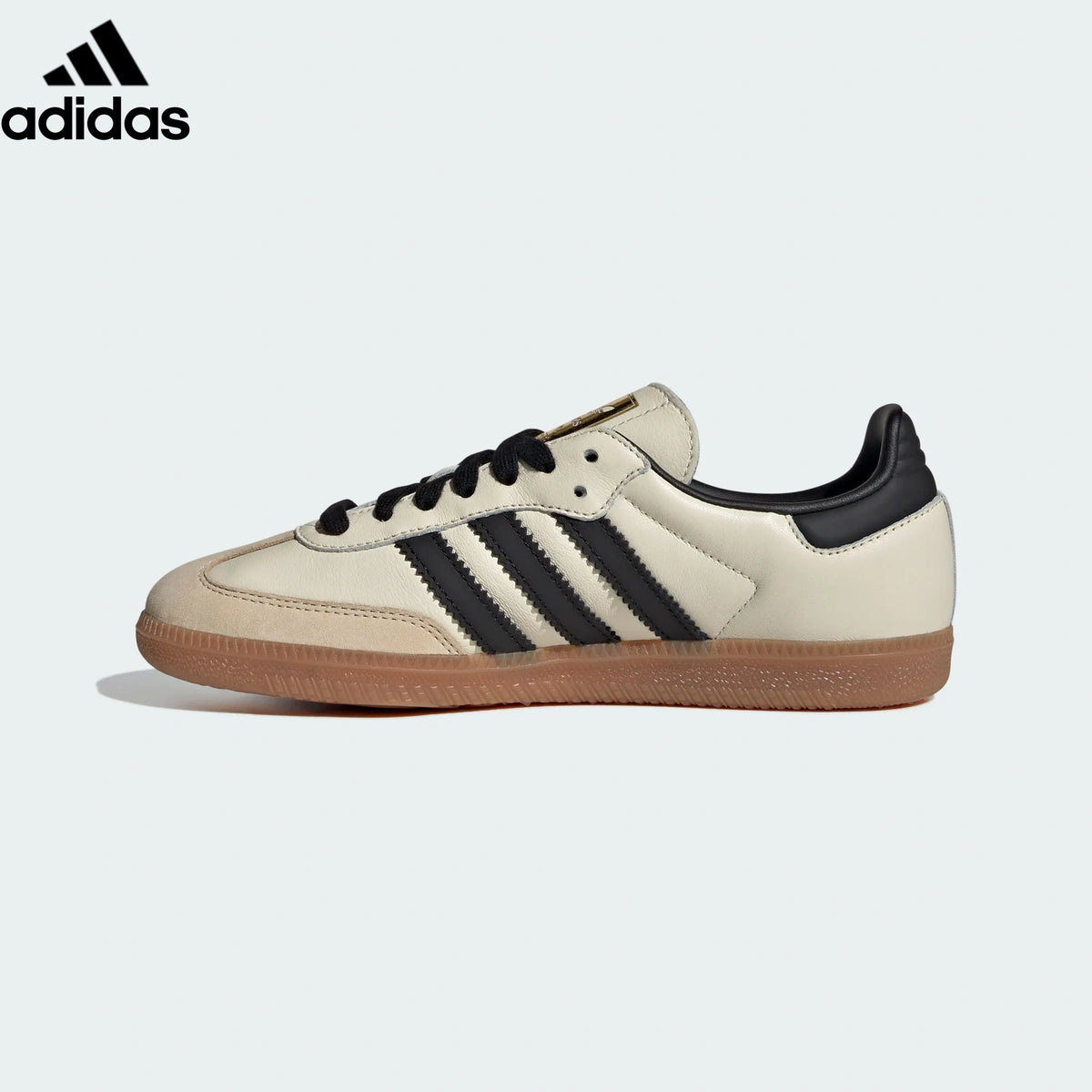 Adidas samba  women's shoes  men's samba sneakers  Samba OG Sneakers – Cream/Black | Unisex