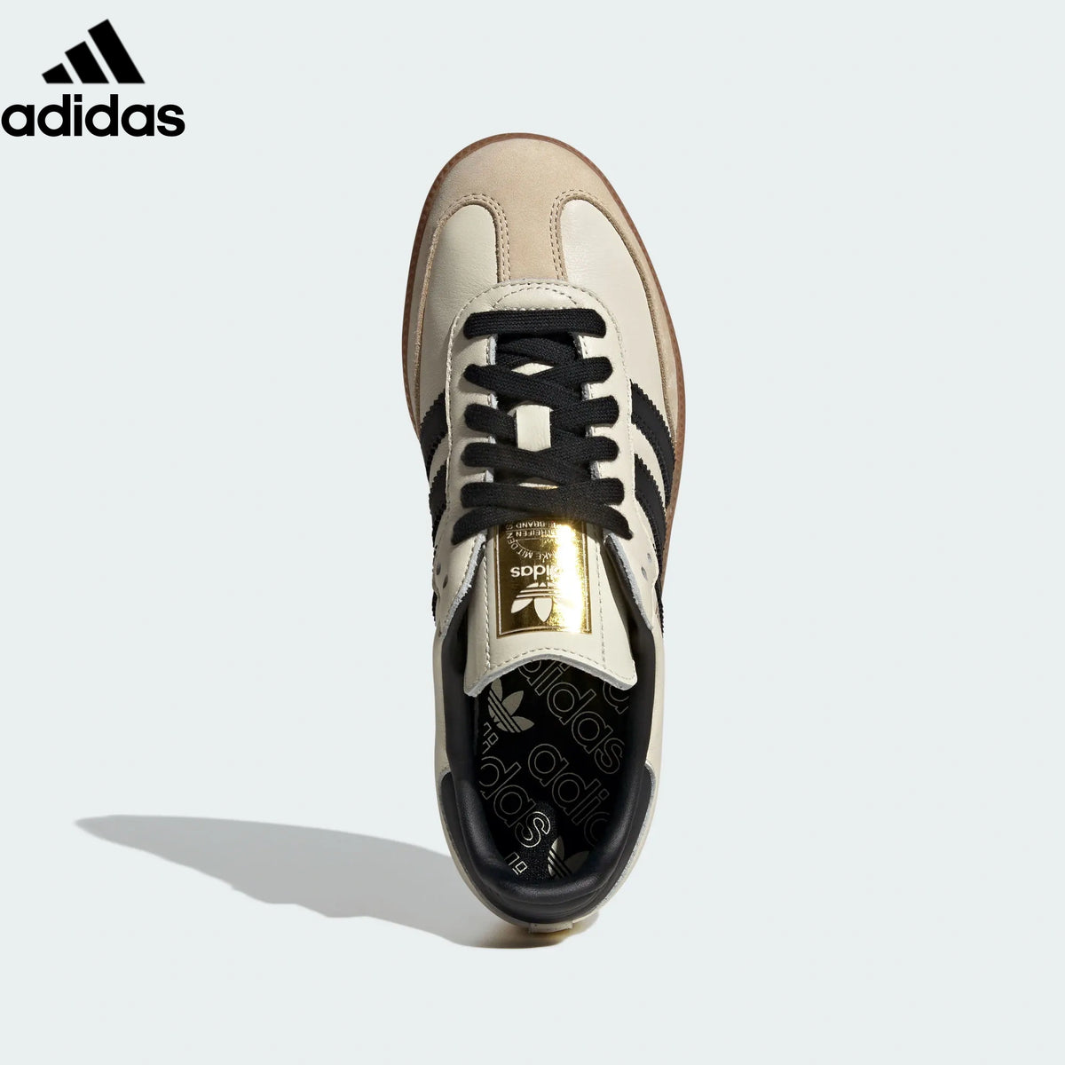 Adidas samba  women's shoes  men's samba sneakers  Samba OG Sneakers – Cream/Black | Unisex