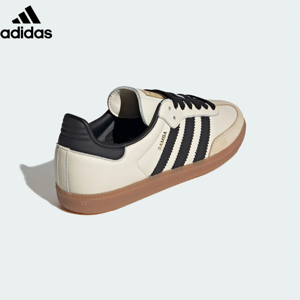 Adidas samba  women's shoes  men's samba sneakers  Samba OG Sneakers – Cream/Black | Unisex