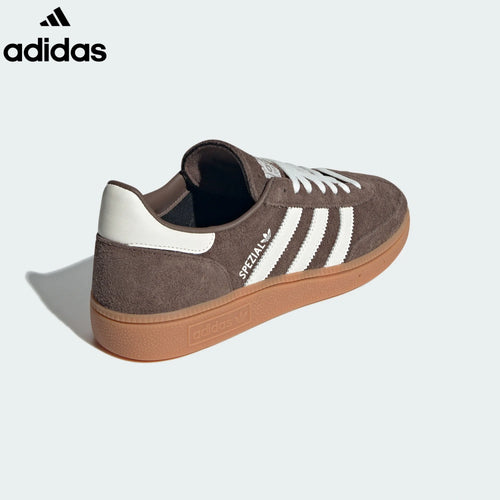 adidas  samba  women's shoes  men's samba sneakers  Handball Spezial Brown White Retro Sneakers