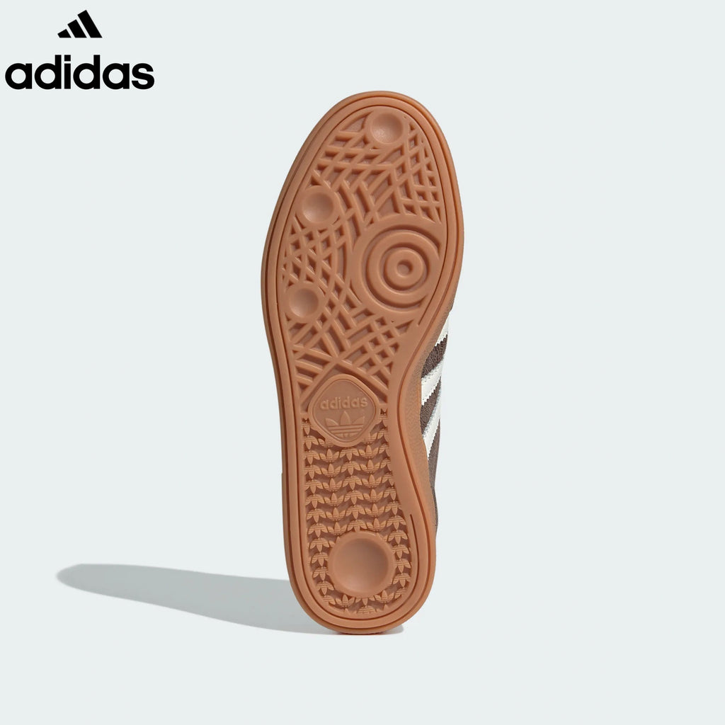 adidas  samba  women's shoes  men's samba sneakers  Handball Spezial Brown White Retro Sneakers