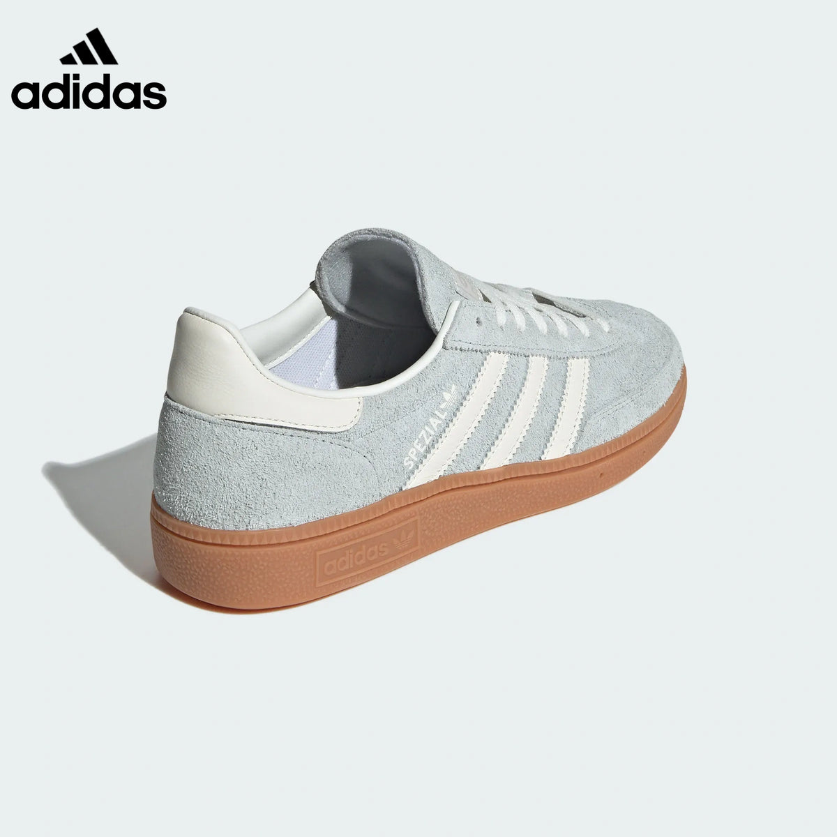 adidas handball women's shoes  men's Handball Spezial sneakers Light Grey Off White Gum Sole Sneakers