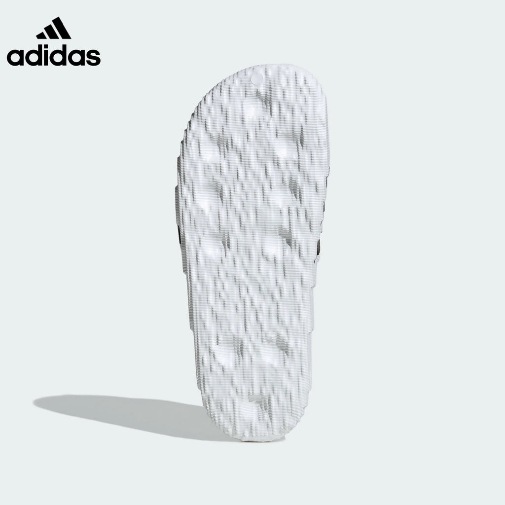 adidas Adilette 22 Slides – White with Black Stripes