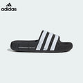 adidas Adilette 22 Slides – Black with White Stripes