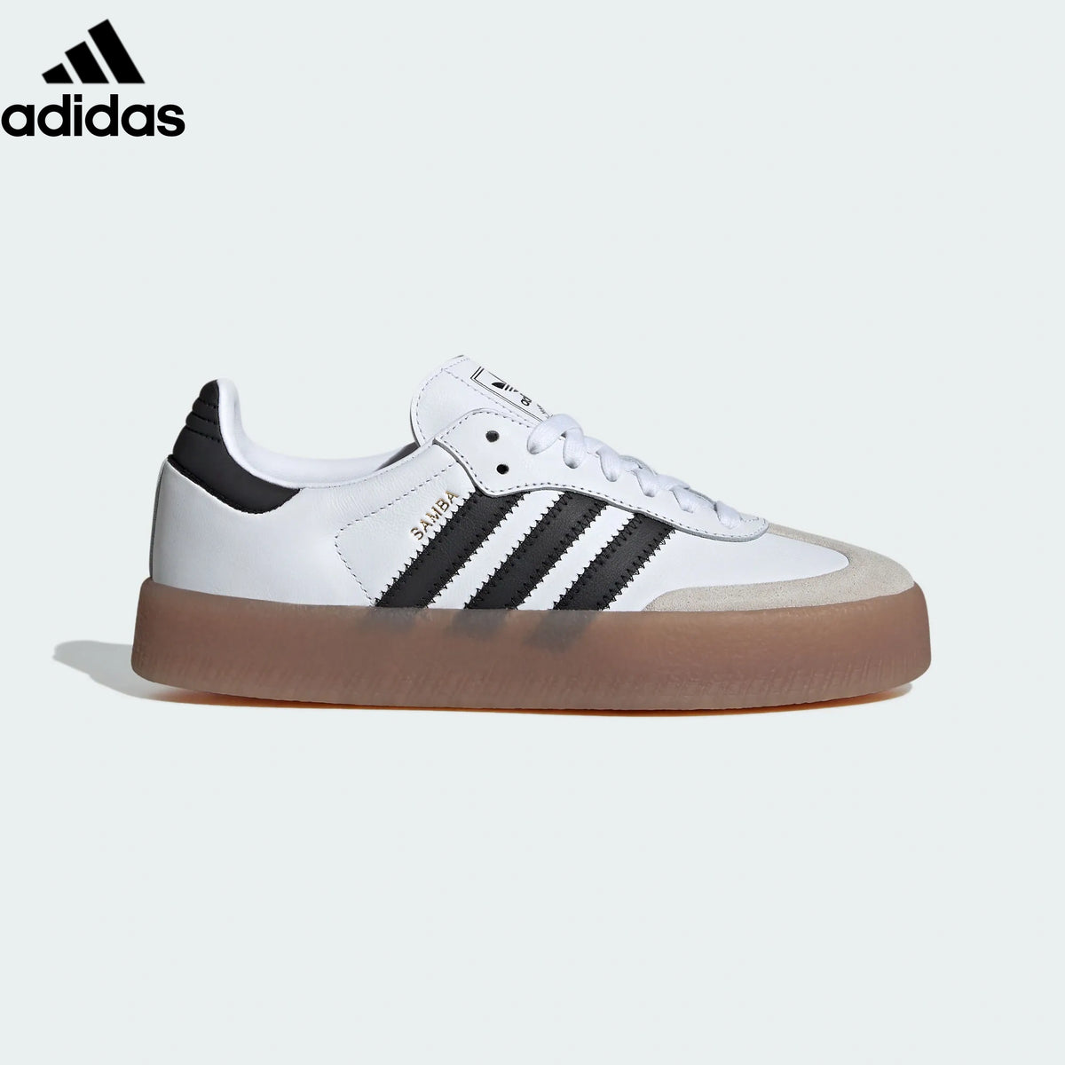 Adidas  samba  women's shoes  men's samba sneakers  Sneakers – White/Black | Unisex