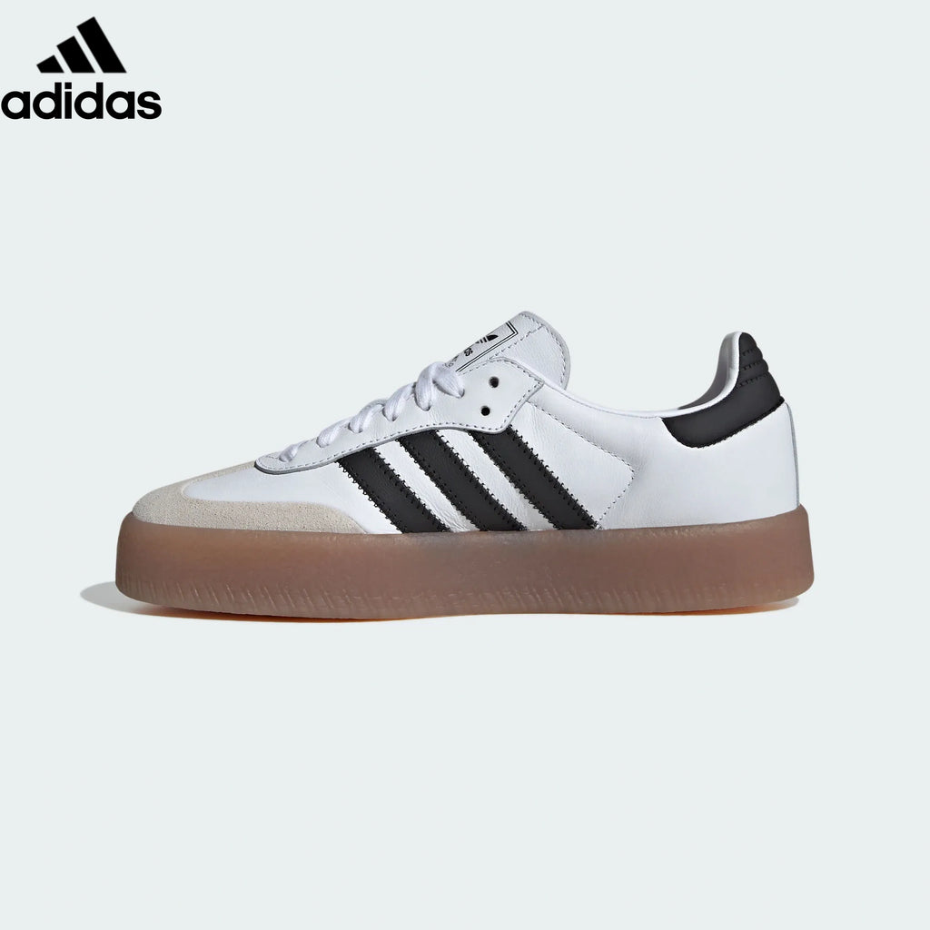 Adidas  samba  women's shoes  men's samba sneakers  Sneakers – White/Black | Unisex