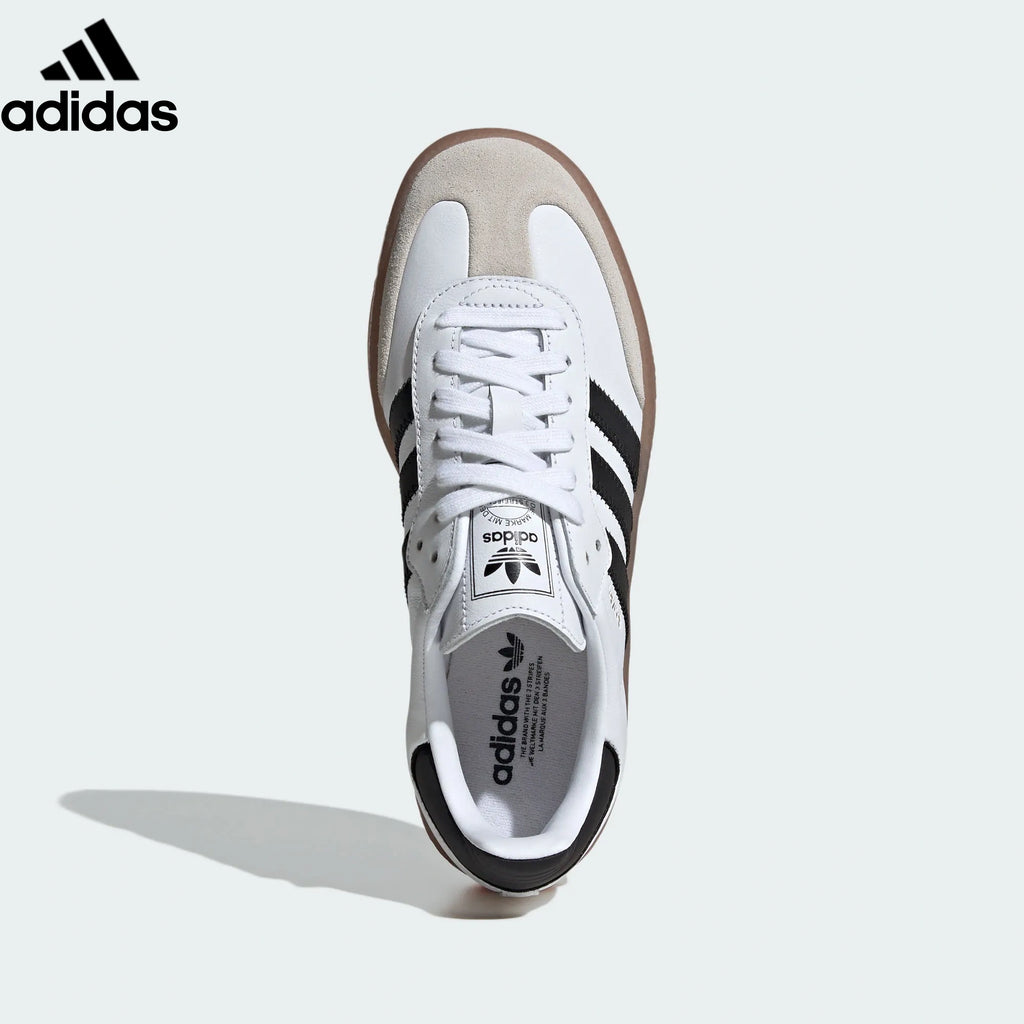 Adidas  samba  women's shoes  men's samba sneakers  Sneakers – White/Black | Unisex