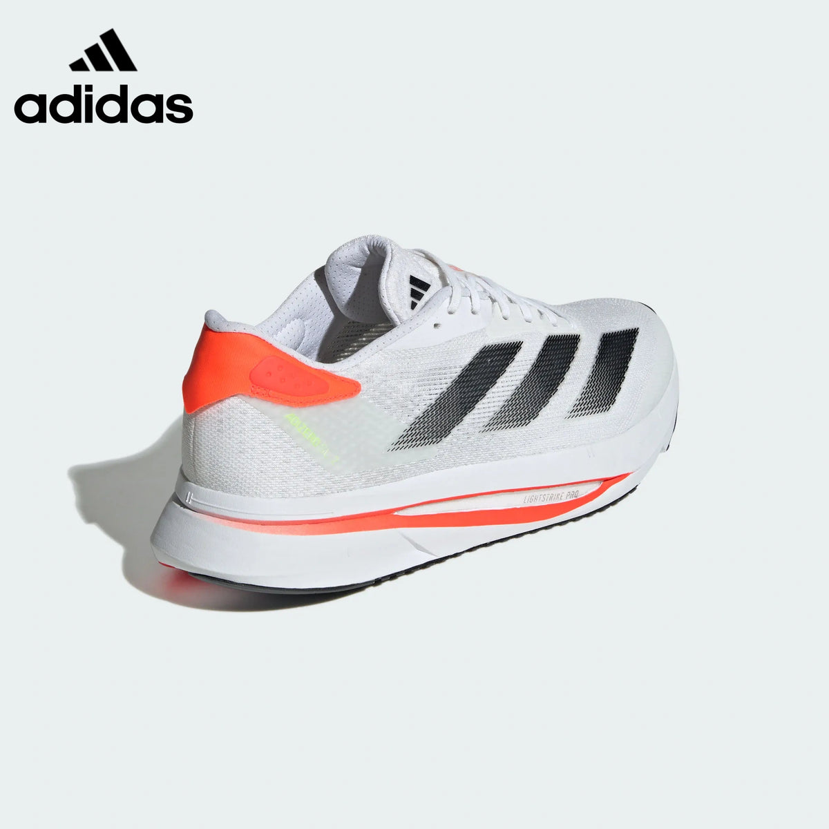 adidas Adizero SL2 Unisex Running Shoes - White/Black/Orange
