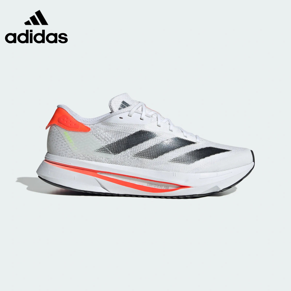 adidas Adizero SL2 Unisex Running Shoes - White/Black/Orange