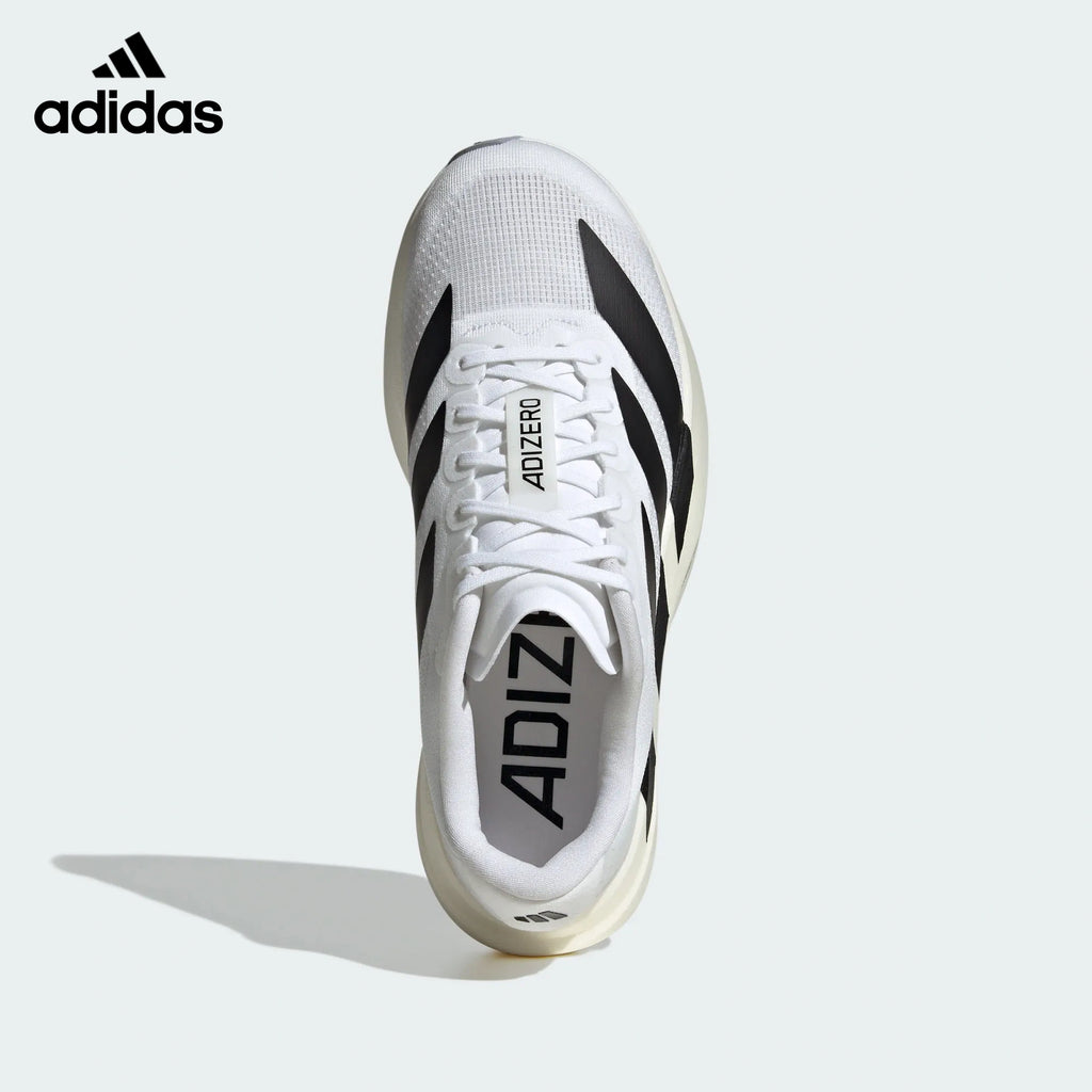 Adidas Adizero Evo SL White Black Unisex Running Shoes