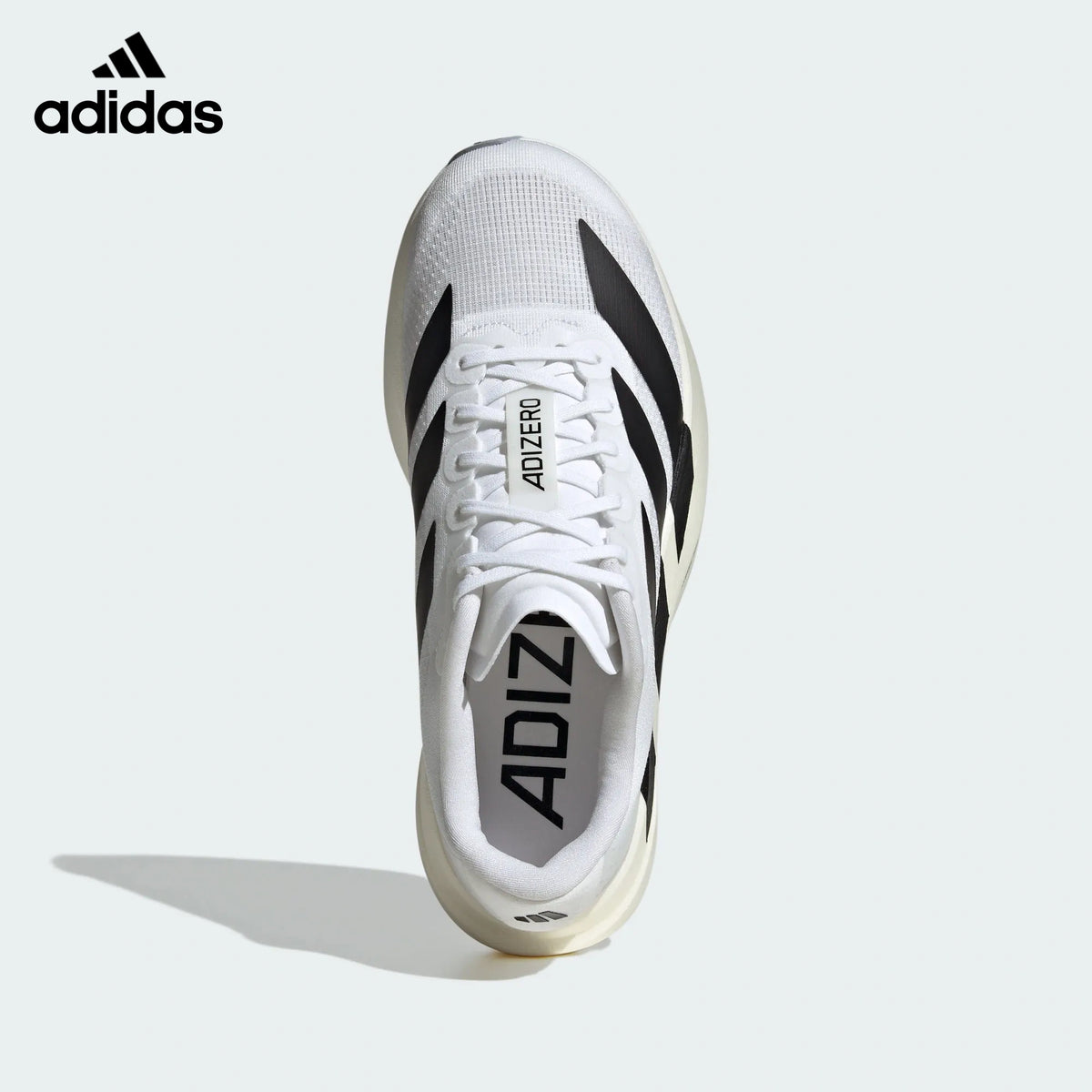 Adidas Adizero Evo SL White Black Unisex Running Shoes