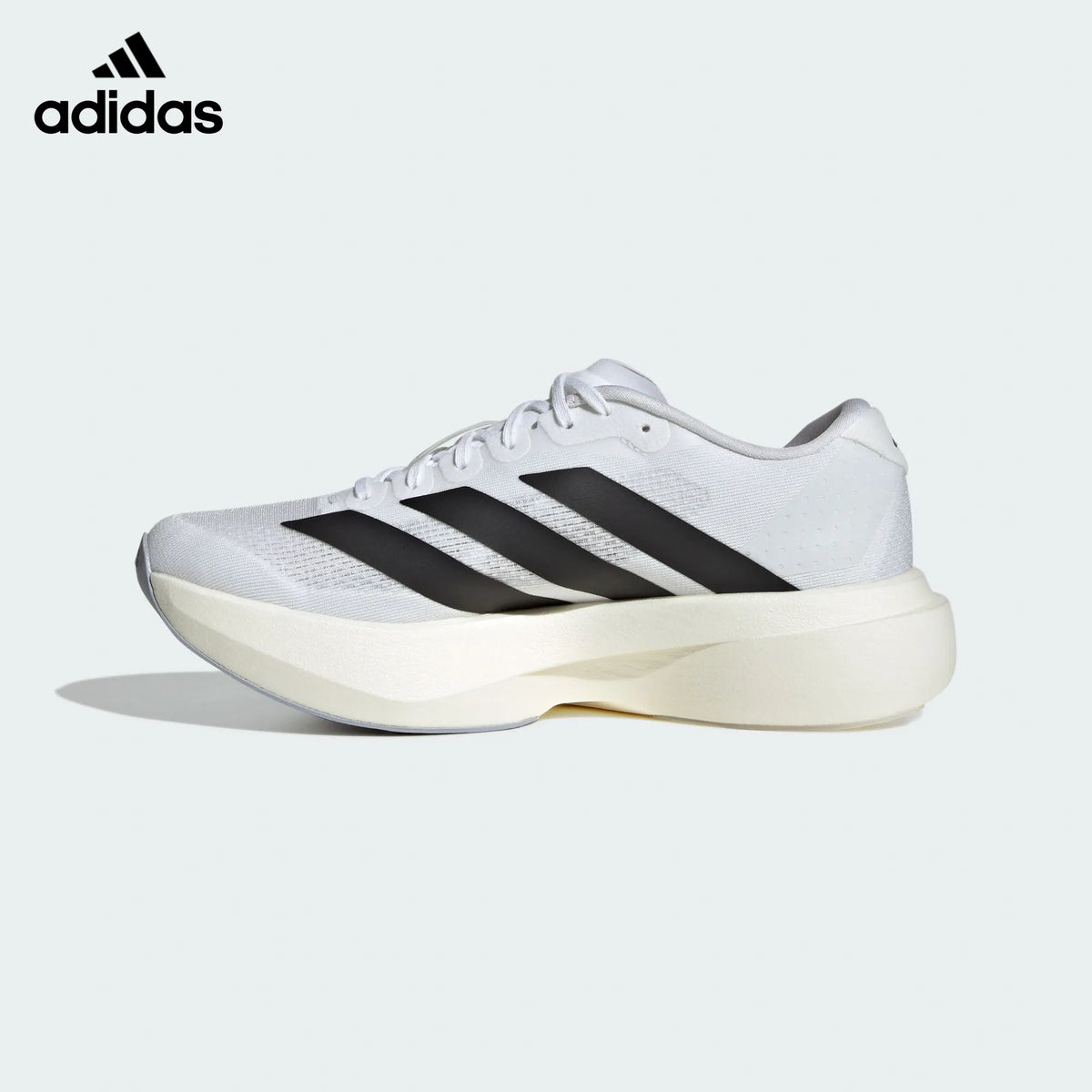 Adidas Adizero Evo SL White Black Unisex Running Shoes