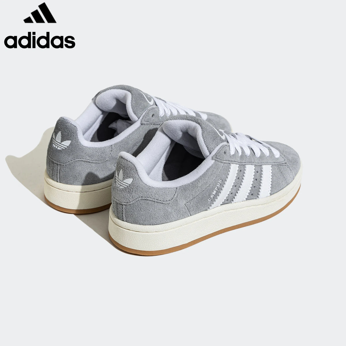 Adidas Campus 00s Grey White Suede Unisex Sneakers