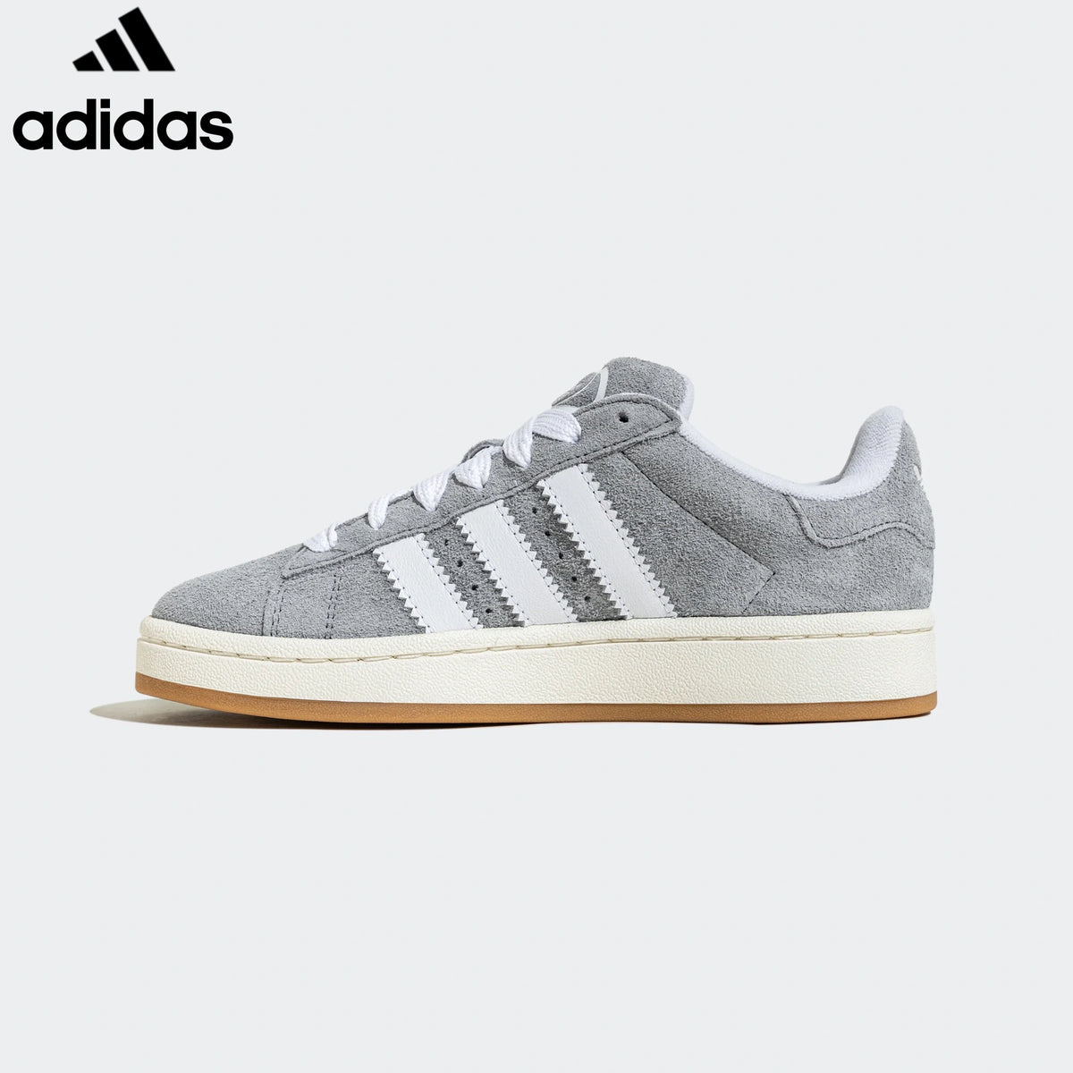 Adidas Campus 00s Grey White Suede Unisex Sneakers