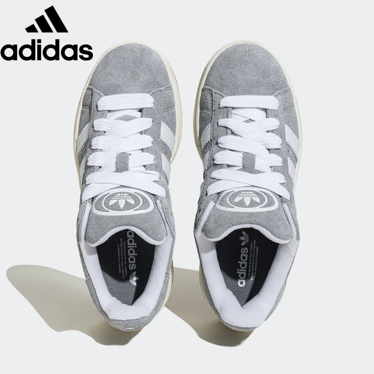Adidas Campus 00s Gray White Unisex Sneakers