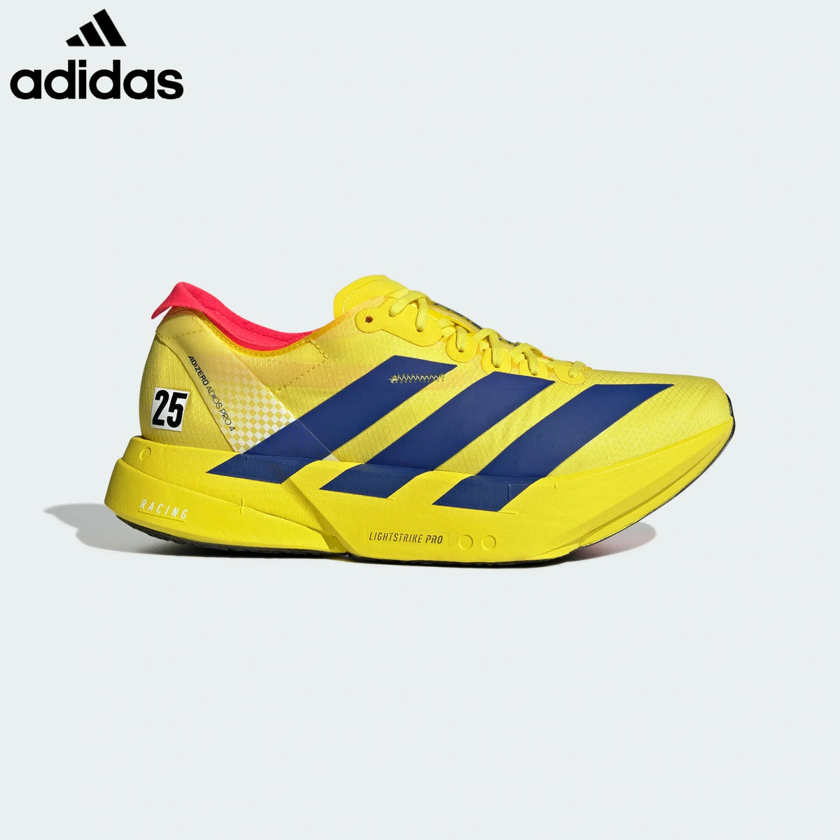 Adidas Adizero Adios Pro 4 Yellow Blue Unisex Running Shoes